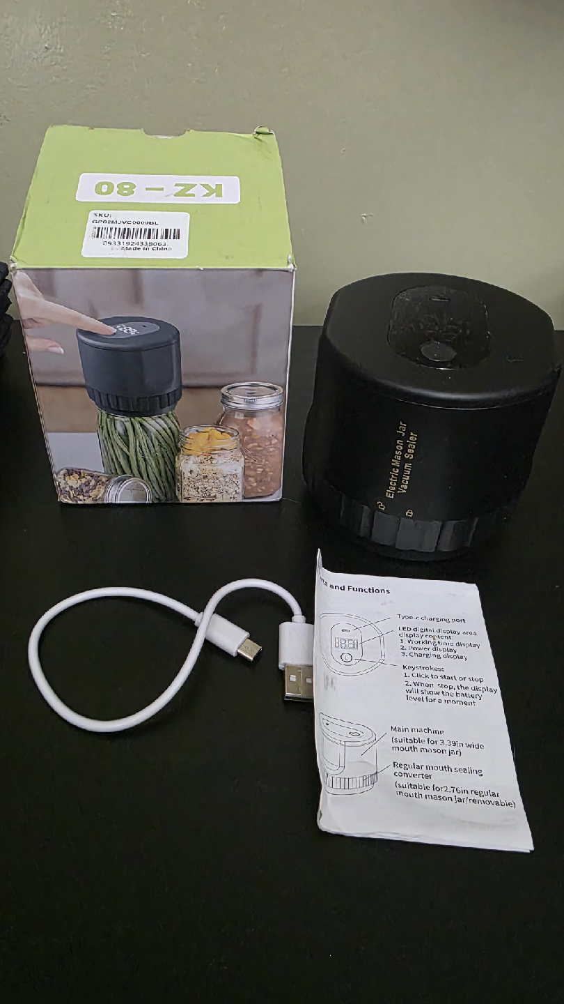 Electric Mason Jar Vacuum Sealer - photo 2