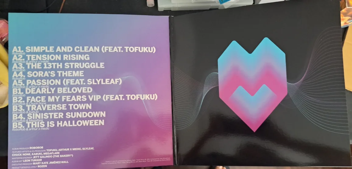 Kingdom Heart(Beats) vinyl record Roborob- clear vinyl image indicator(2)