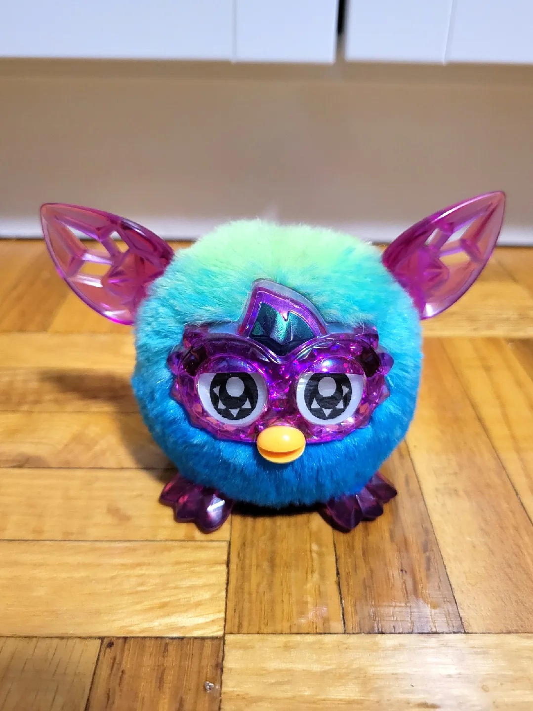 RARE 2013 Crystal Furby Furbling - Green-Blue thumbnail