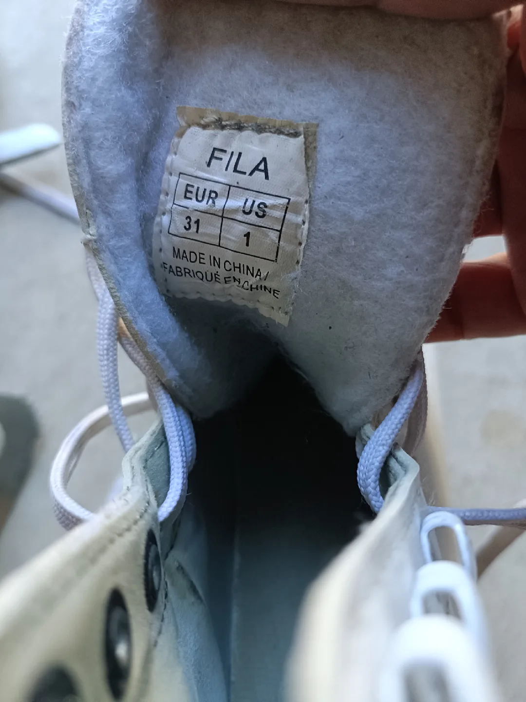 Fila White Ice Skates - Size US 1 image indicator(2)