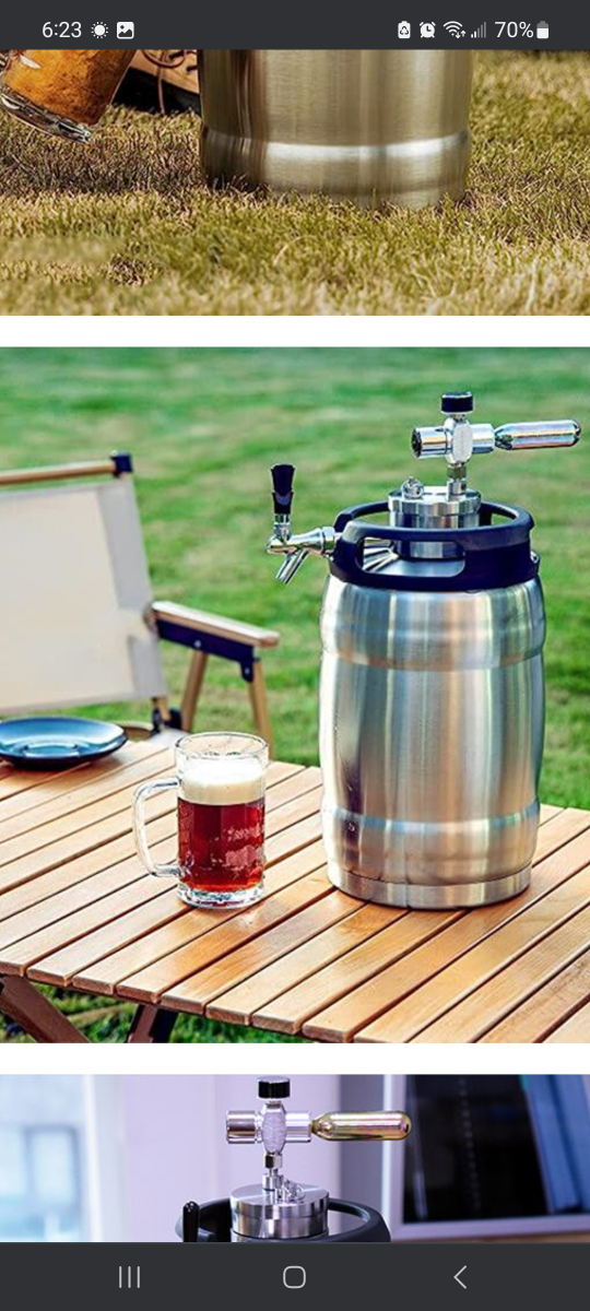 Stainless Steel Party Kegger Beer Dispenser 5L new - photo 2