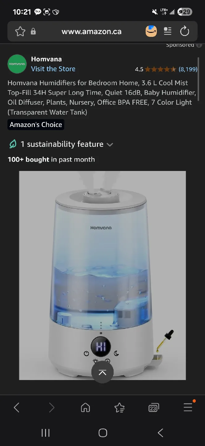 Homvana Humidifier thumbnail