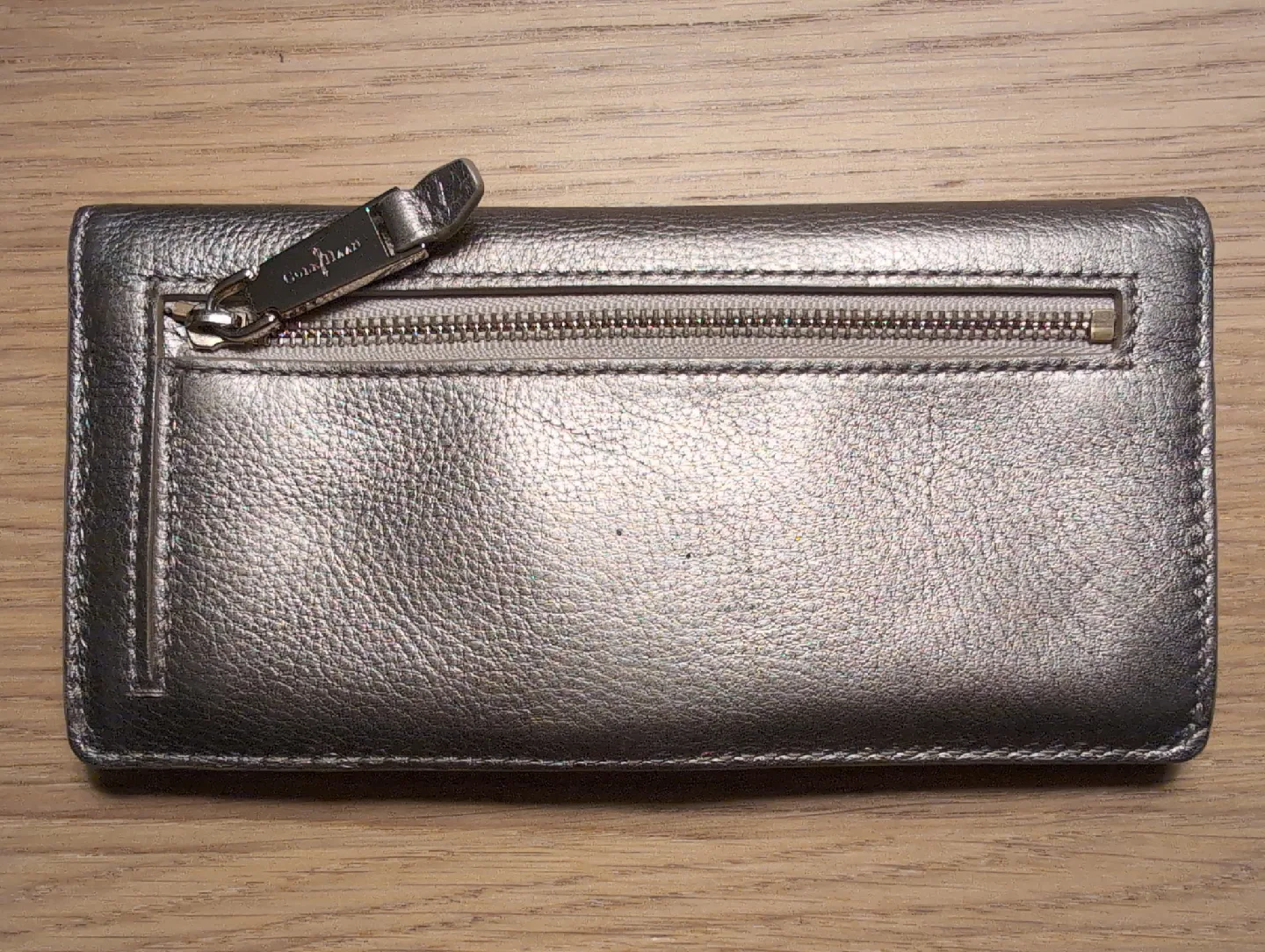 Cole Haan Champagne Leather Wallet image indicator(2)