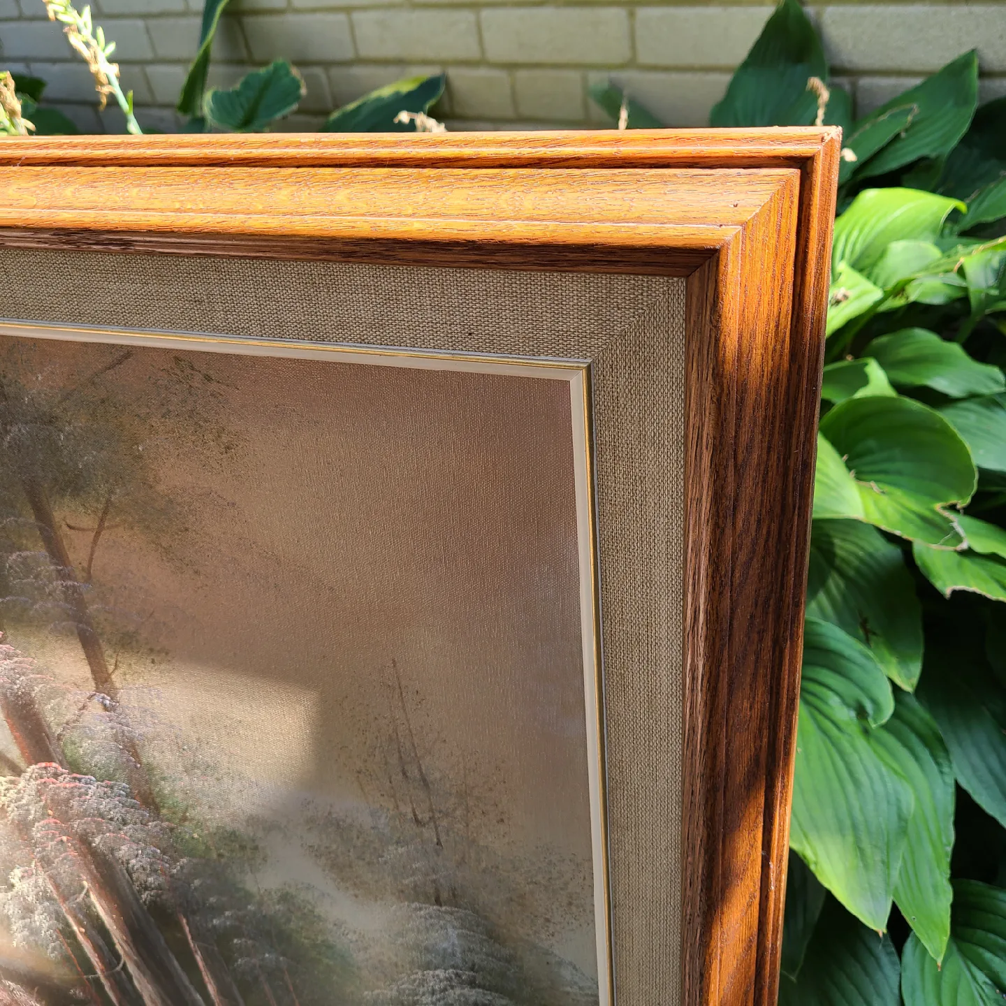 Framed winter landscape Painting image indicator(3)