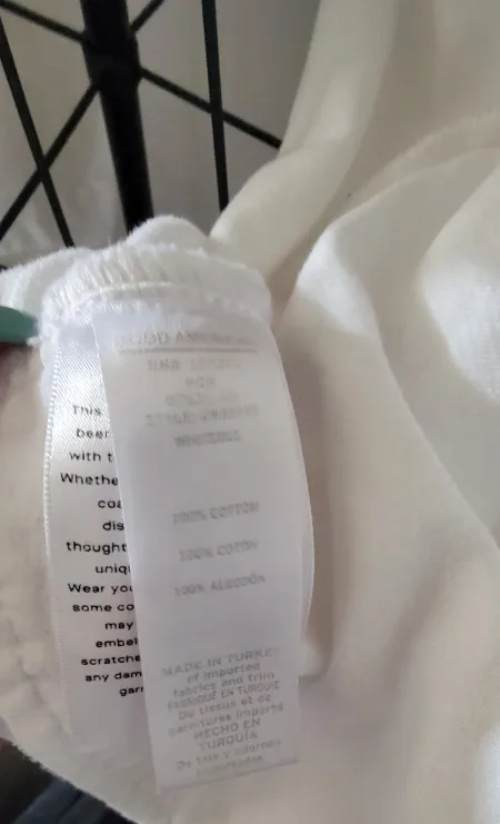 Good American White Denim Shacket - Size 3/4 image indicator(5)