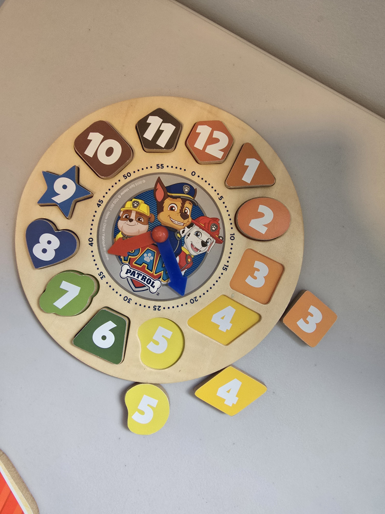 Paw Patrol Wooden Clock Puzzle - photo 2
