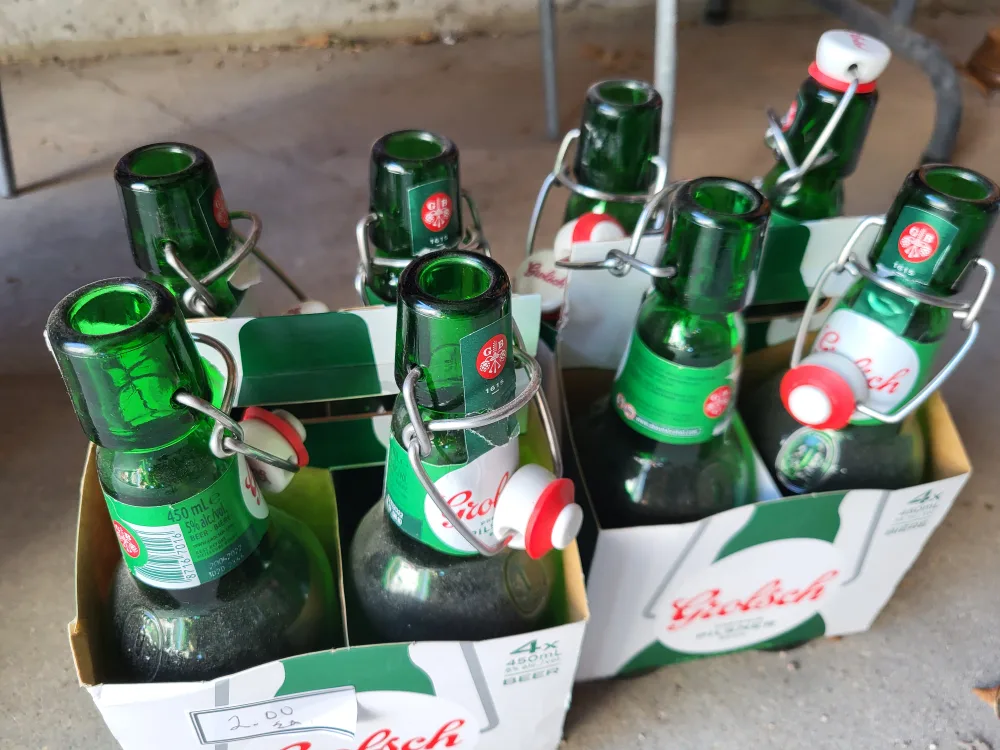 Grolsch Pilsner Beer - 450ml Bottles EMPTY thumbnail