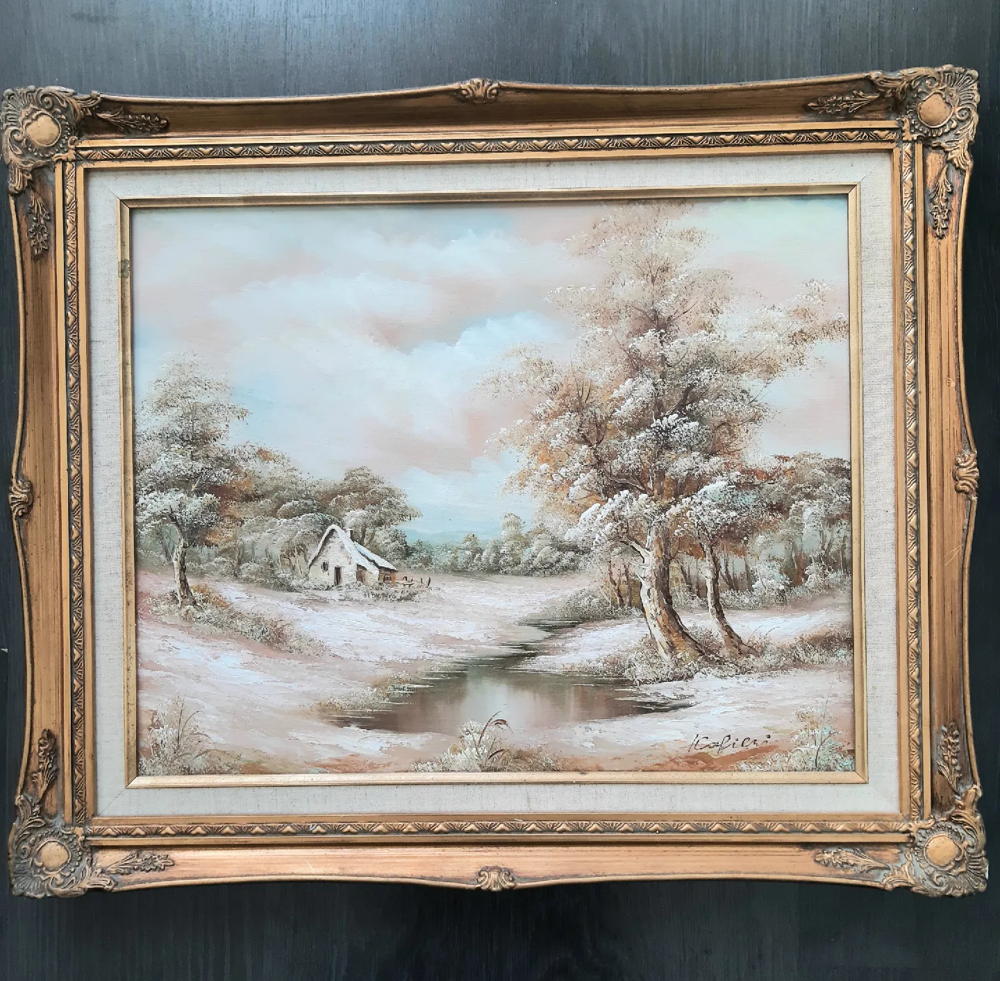 Landscape  Oil Painting by I Cafieri thumbnail