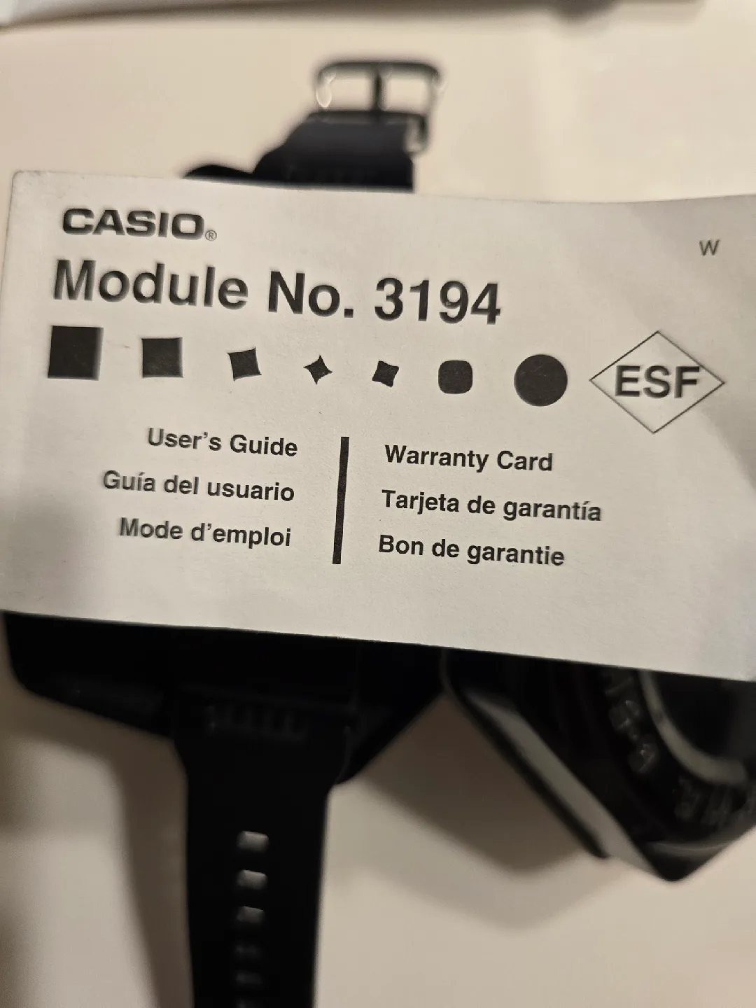 Casio G-Shock Module No. 3194 watch image indicator(3)