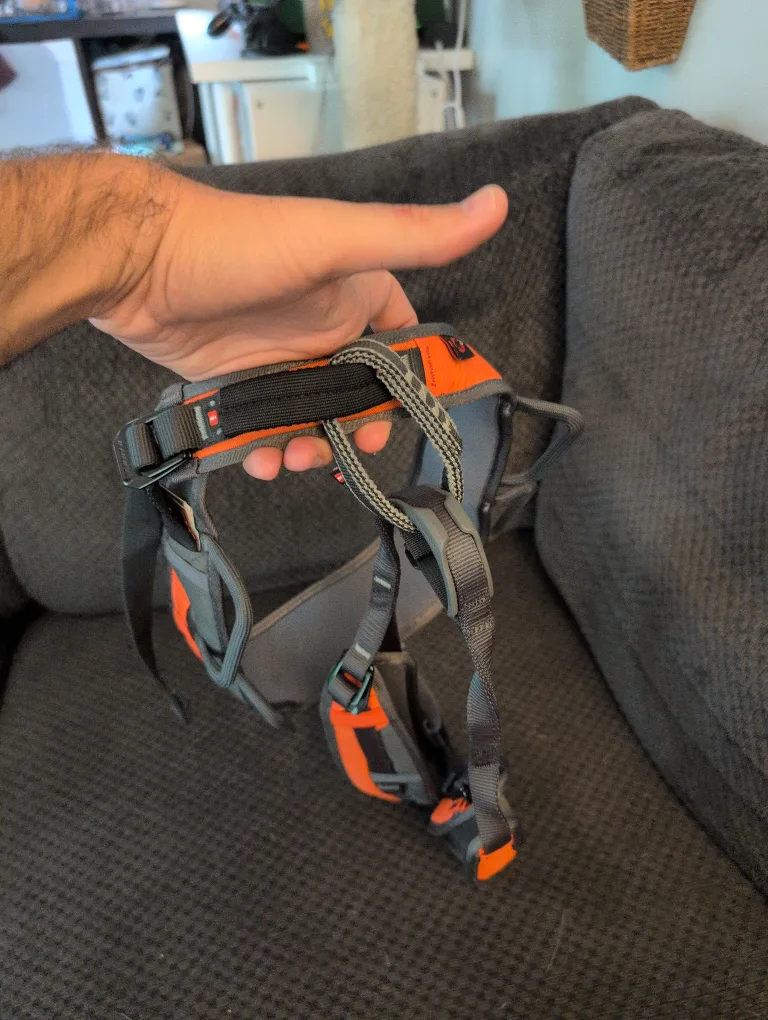 Mammut Climbing harness - Grey & Orange image indicator(3)
