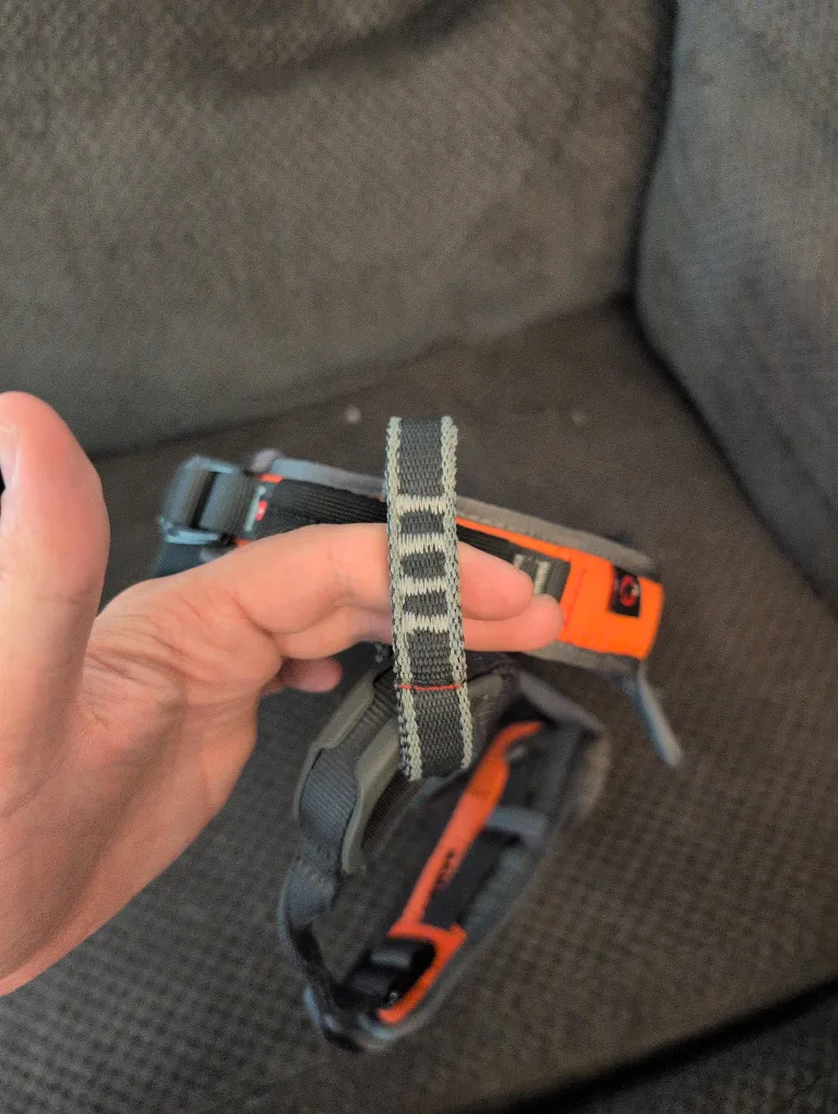 Mammut Climbing harness - Grey & Orange image indicator(4)