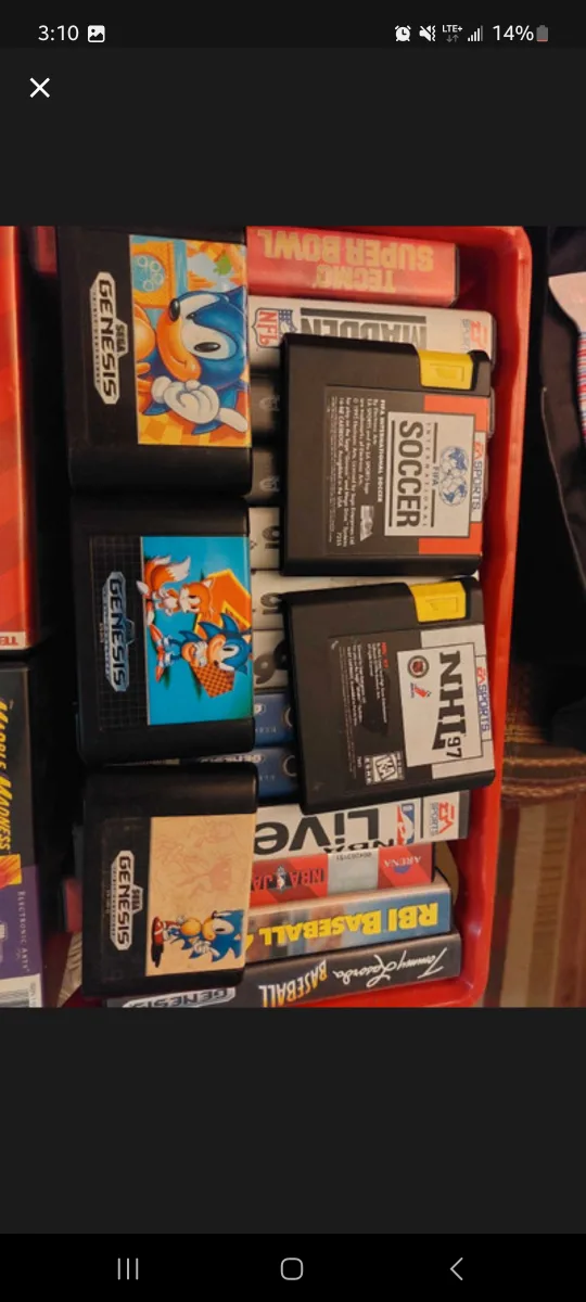 Sega Genesis Game Cartridges Lot image indicator(2)