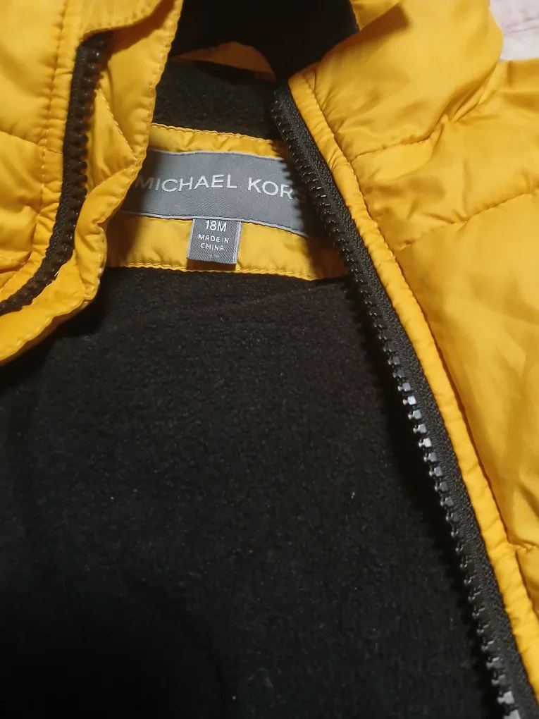 Michael Kors Yellow Puffer Jacket - 18M image indicator(2)