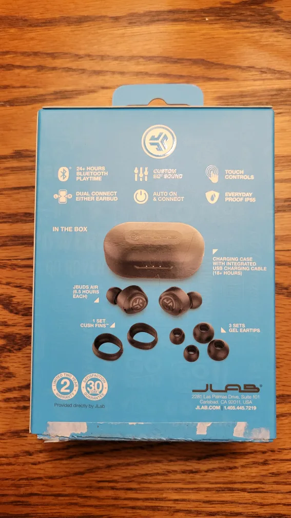 JLab JBuds Air True Wireless Earbuds - NEW image indicator(2)