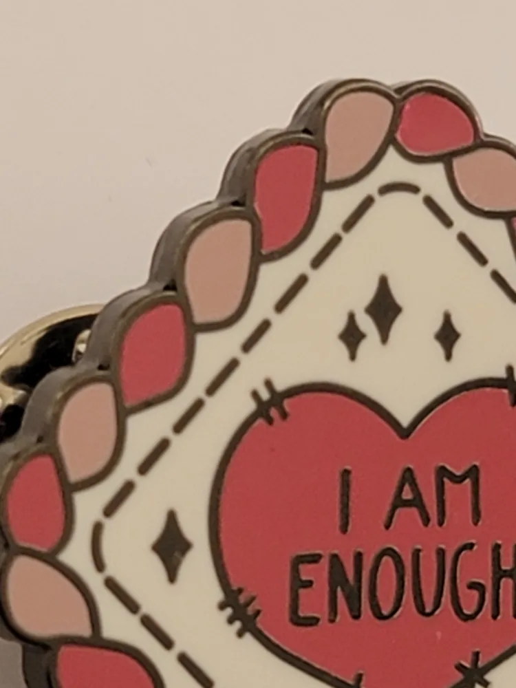 MIA MOUZ 'I AM ENOUGH' Enamel Pin image indicator(4)