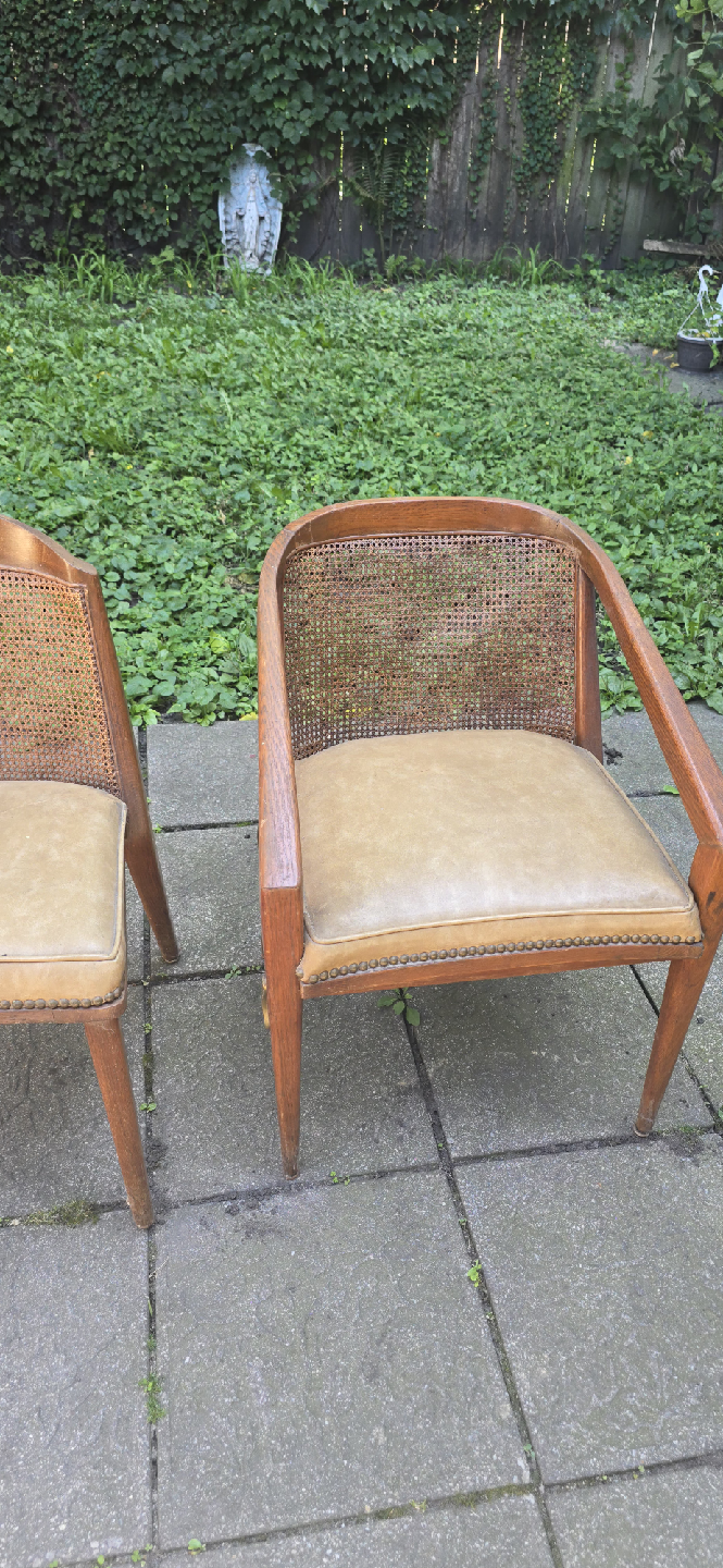 Vintage Wooden Chairs - Set of 2