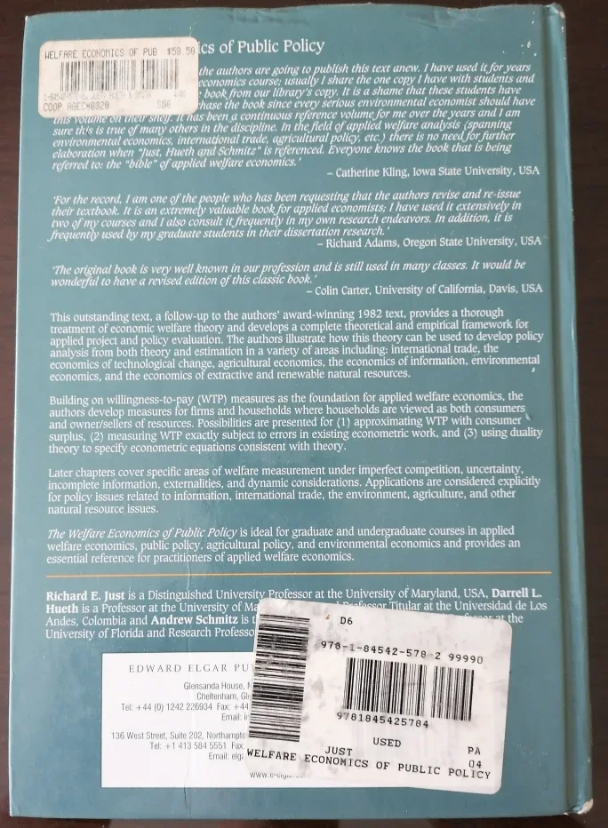 The Welfare Economics of Public Policy Book image indicator(4)