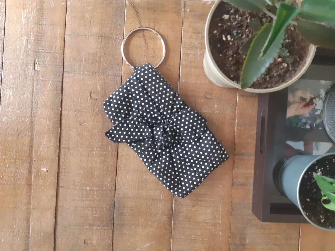 Aldo Brand polka dot Clutch /purse