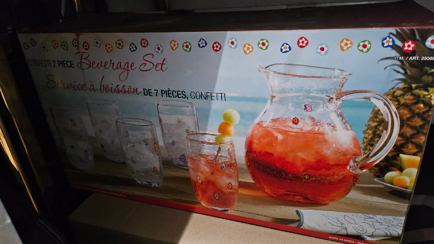 Confetti 7 Piece Beverage Set thumbnail