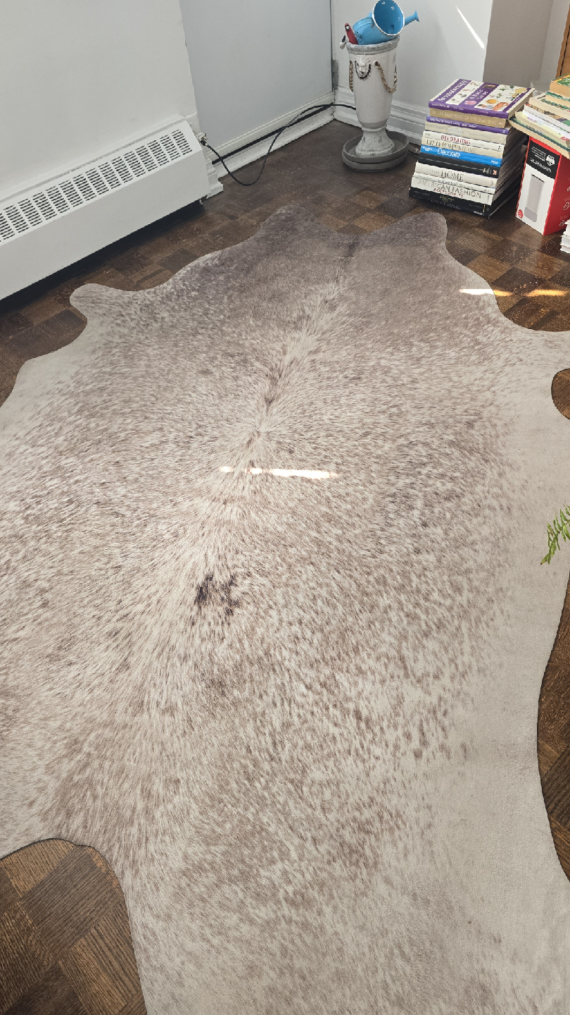 FauxCowhide Rug - Beige/Brown - photo 2