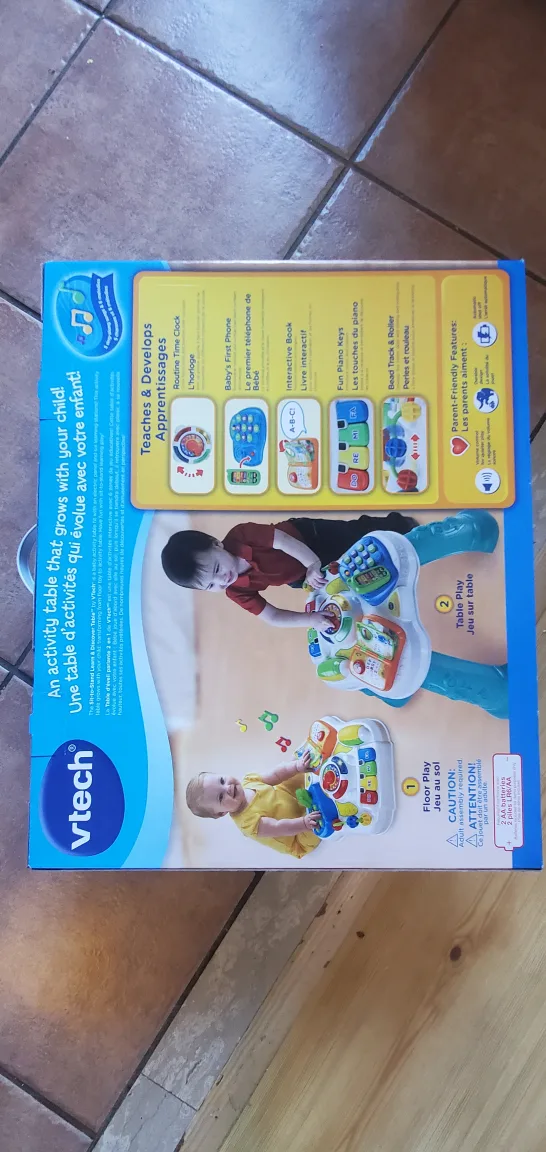 BRAND NEW - VTech Sit-to-Stand Learning Table - 6-36 Months image indicator(3)