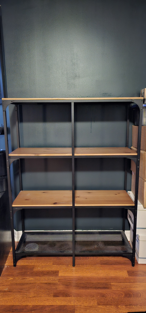 IKEA FJÄLLBO Shelf Unit - Black, 100x136 cm