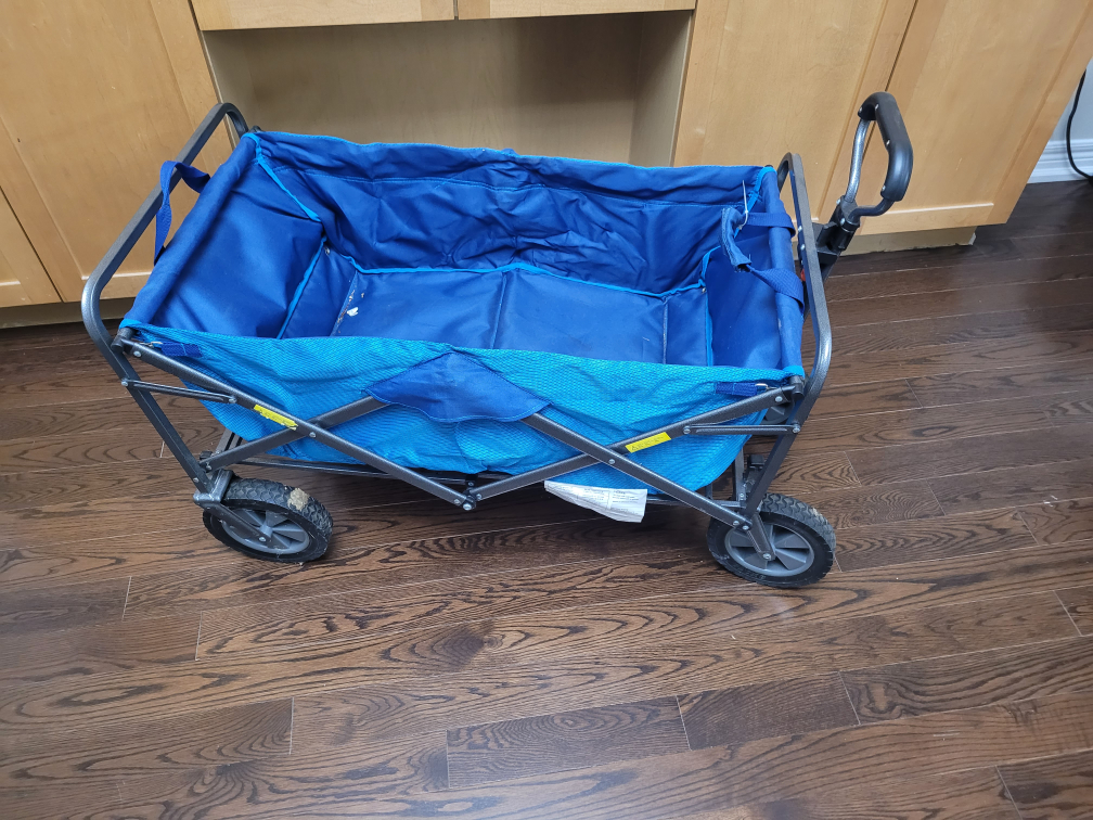 Blue Folding Wagon