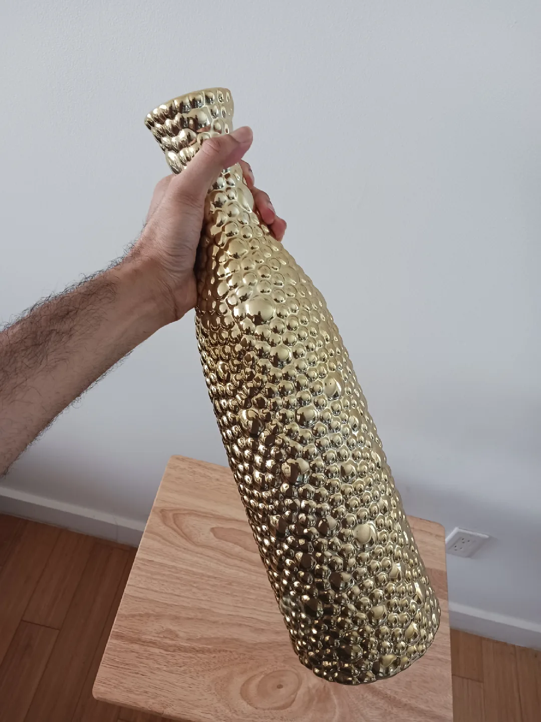 Gold Bubble Ceramic Vase image indicator(5)