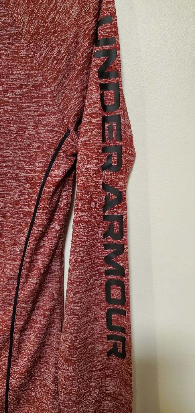 Under Armour Women's Heathered Maroon Hoodie image indicator(4)