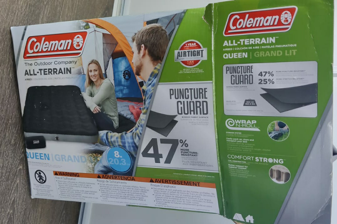 Coleman All-Terrain Inflatable Queen Airbed (pickup only)