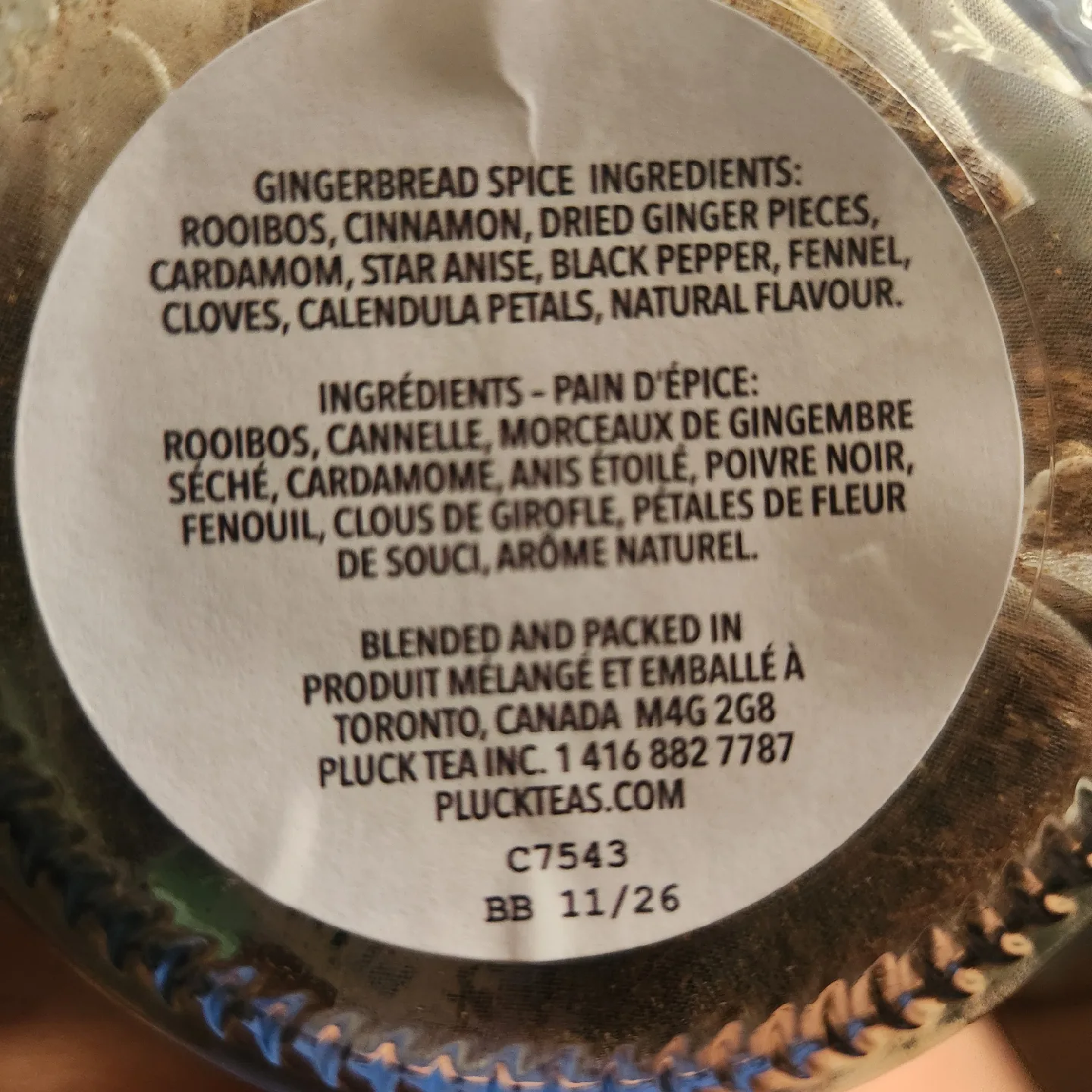 Pluck Gingerbread Spice Rooibos Tea image indicator(4)