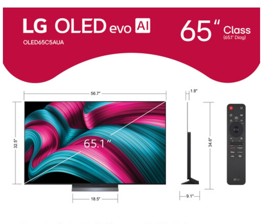 LG OLED evo AI 65" Class TV - photo 2