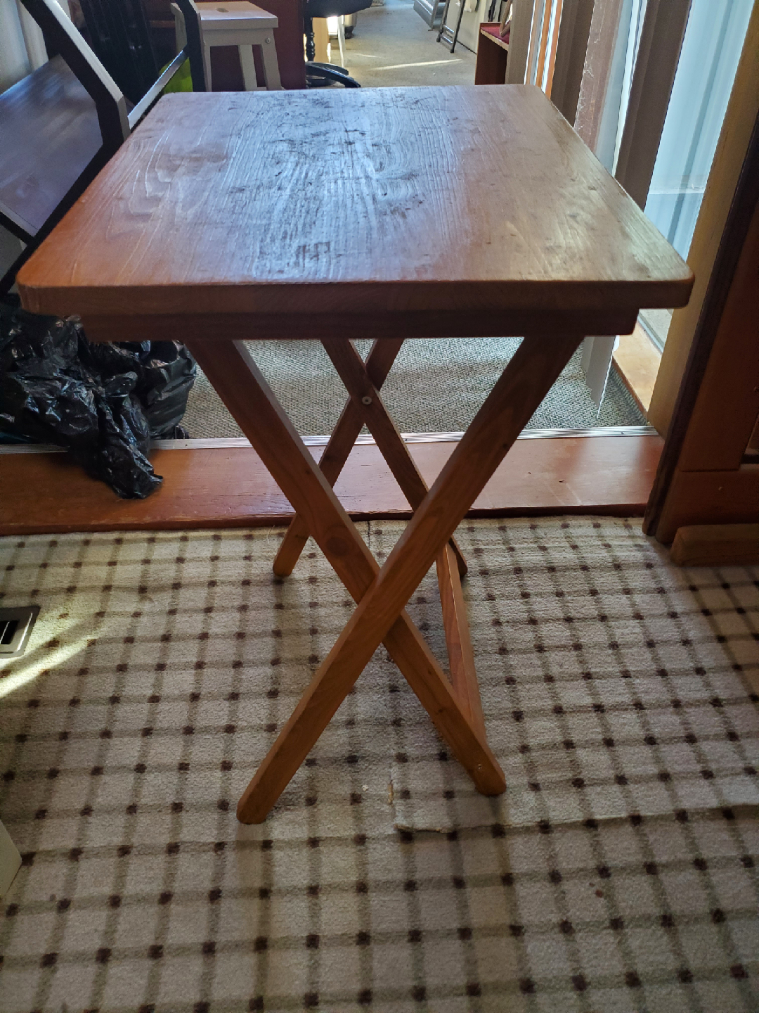 Folding Wooden Table - photo 2