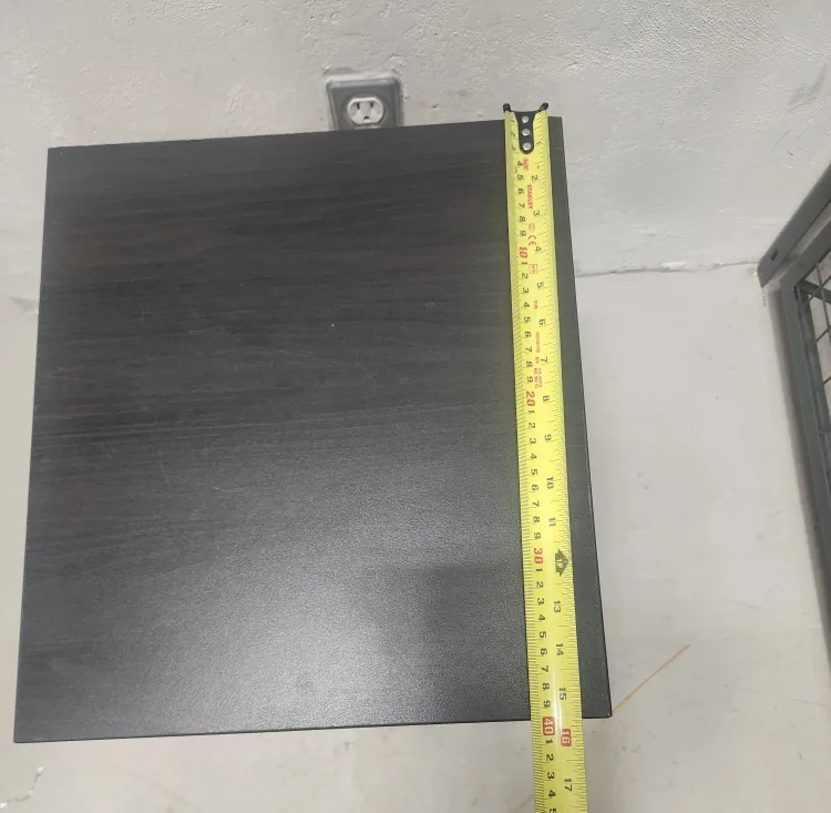 IKEA Malm Black-Brown Nightstand image indicator(4)