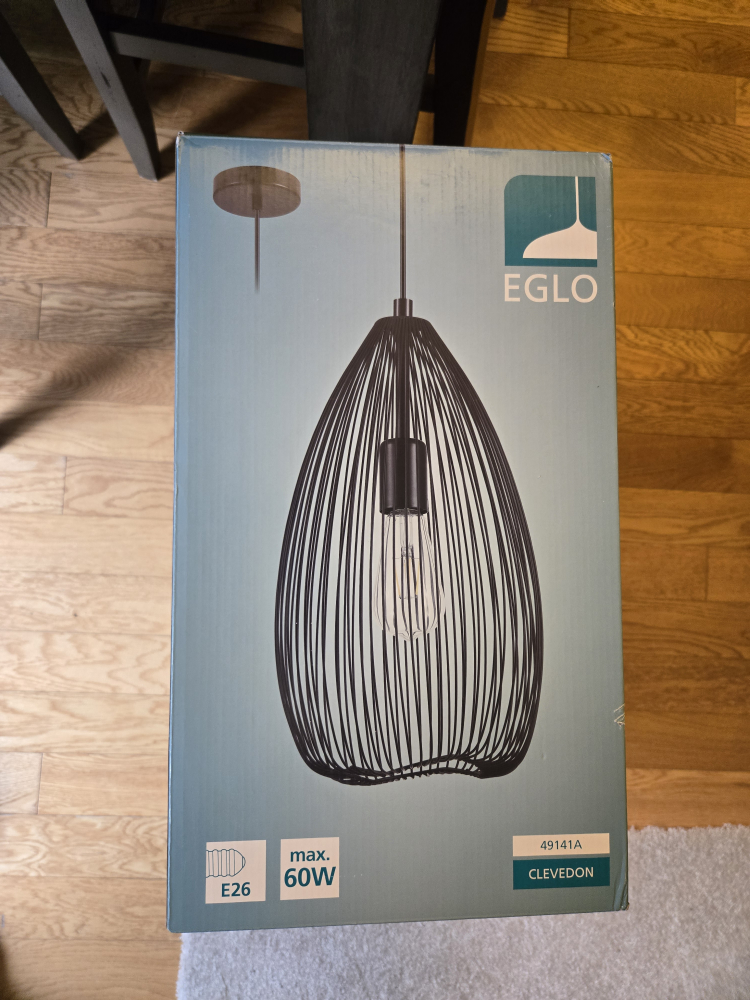 Eglo Clevendon Pendant Light - Black - photo 2