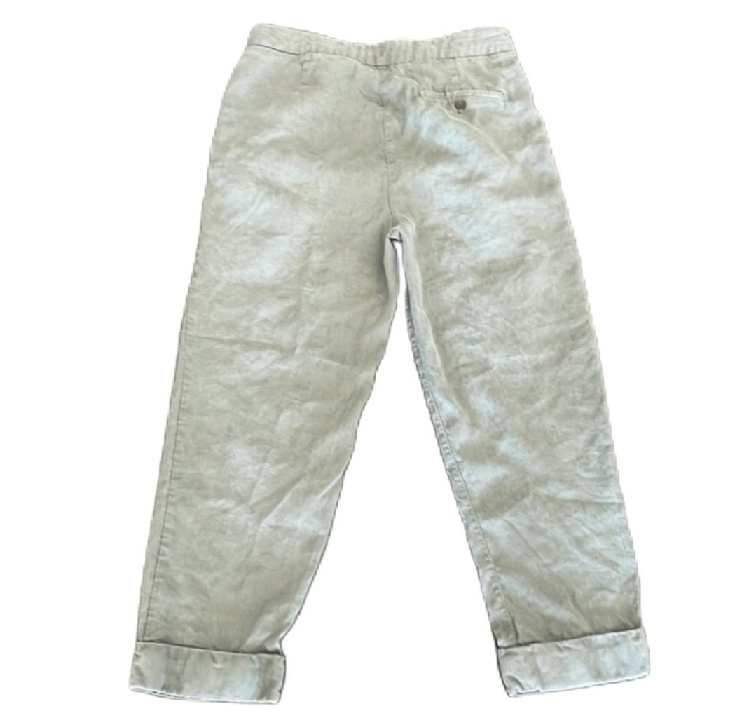 Aritzia Wifred Allant cropped pant in green Size 8 - photo 3