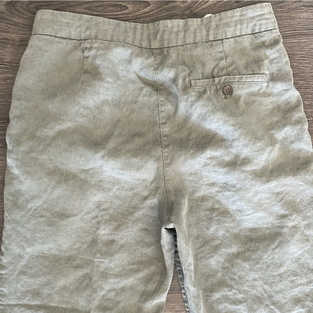 Aritzia Wifred Allant cropped pant in green Size 8 - photo 5