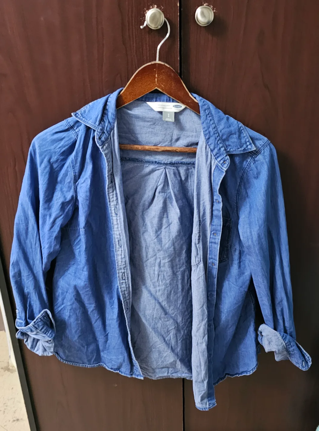 🥕 Old Navy Denim Shirt - Size S thumbnail