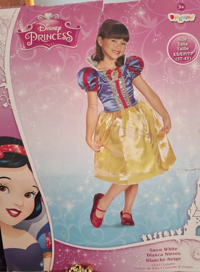 Disney Princess Snow White Costume - Size XS (3T-4T) thumbnail
