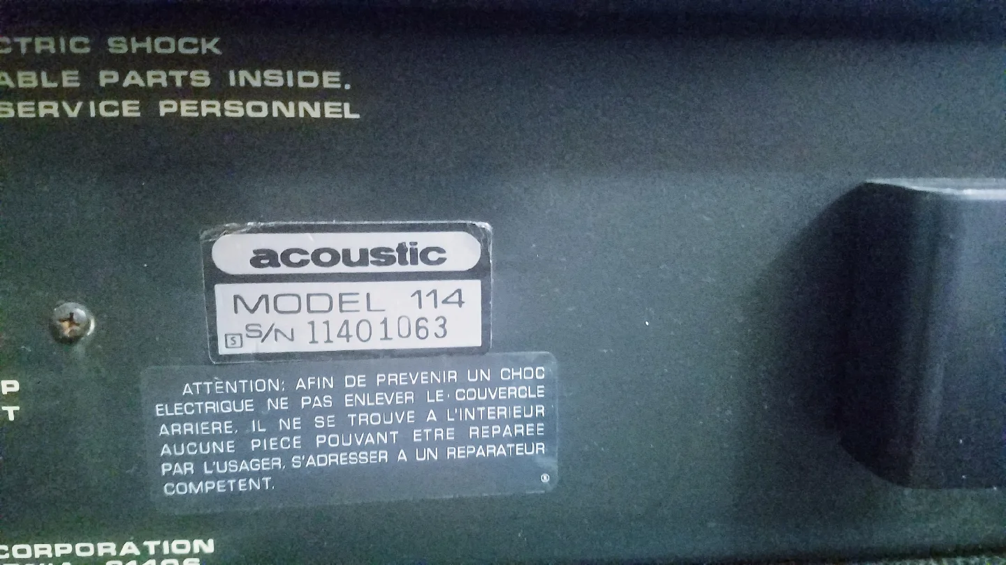 Vintage 1970's Acoustic Control Model 114 Guitar Amplifier image indicator(9)