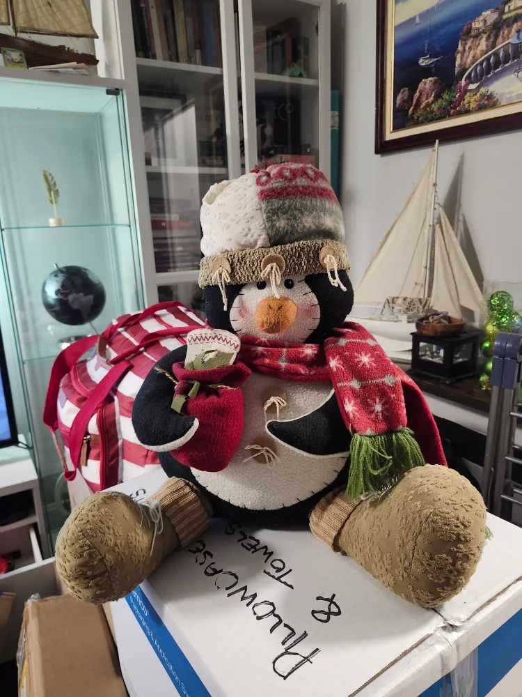 Penguin Plush Christmas Decoration thumbnail