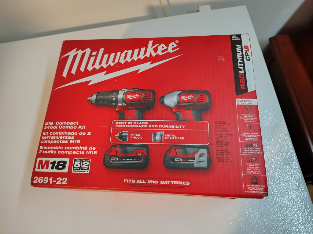 Milwaukee M18 Compact 2-Tool Combo Kit - New