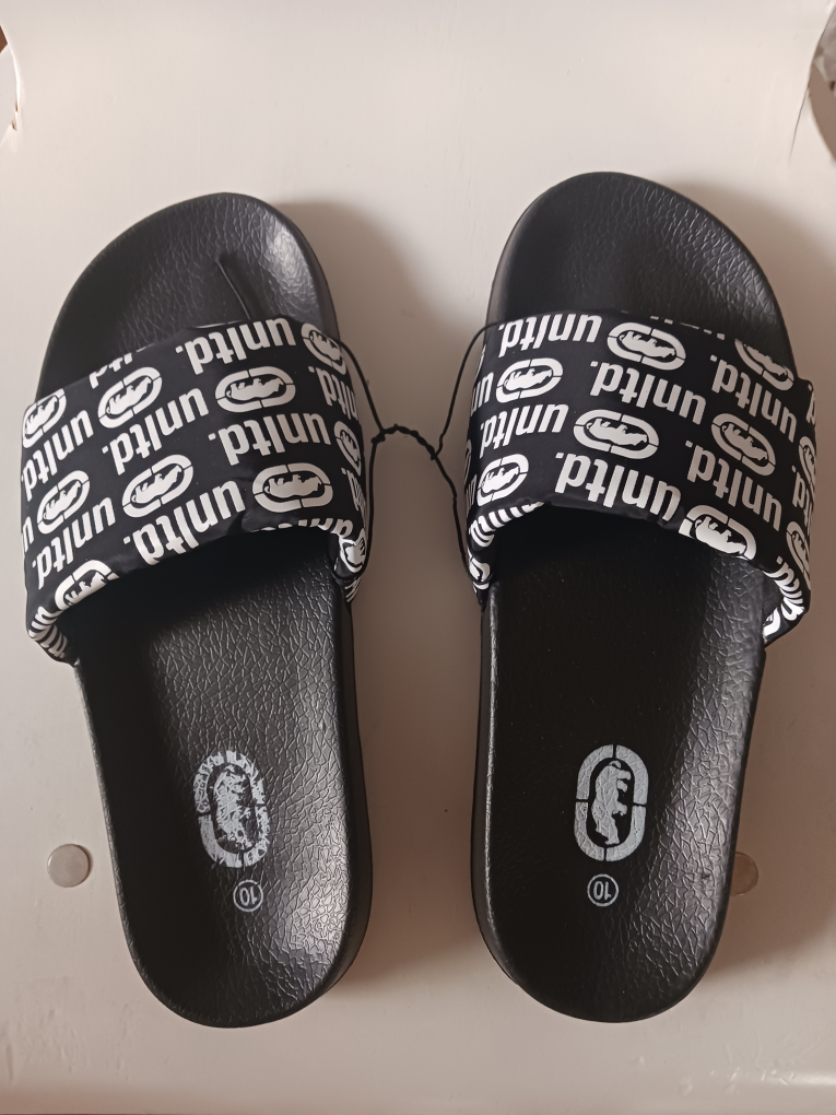 Ecko Unltd. Men’s Black Sandals Size 10 - photo 3
