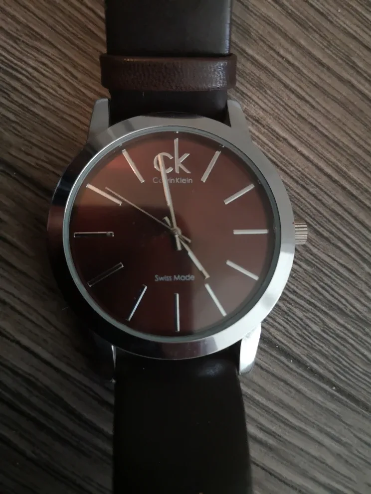 Calvin Klein (CK) 1062G Brown Leather Watch thumbnail