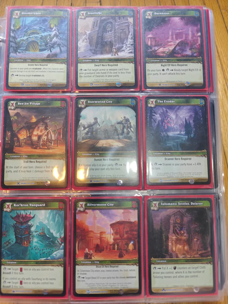 World of Warcraft TCG Cards (Locations Quests & Neutral) image indicator(4)