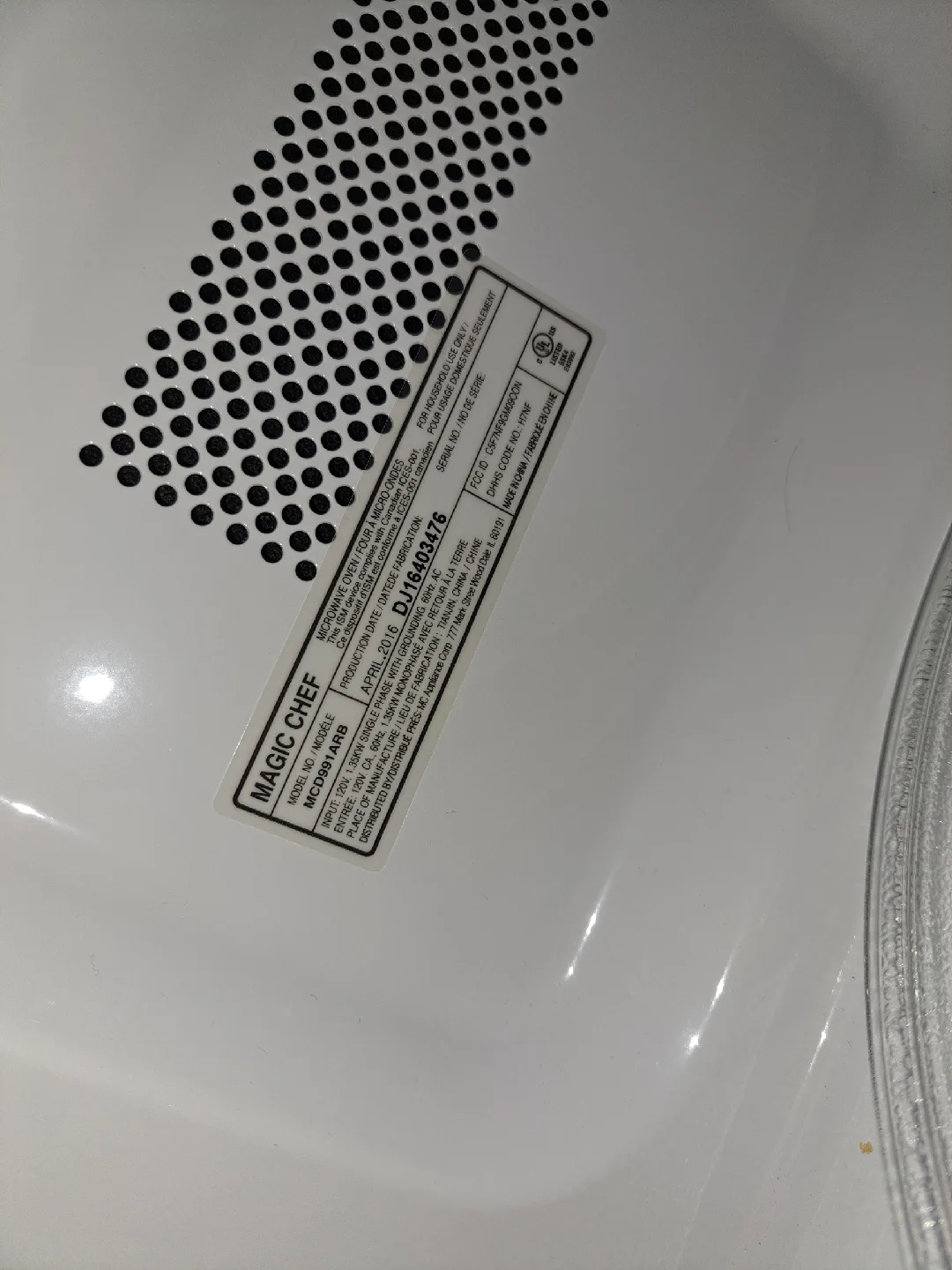 RV style mountable Microwave for sale image indicator(2)