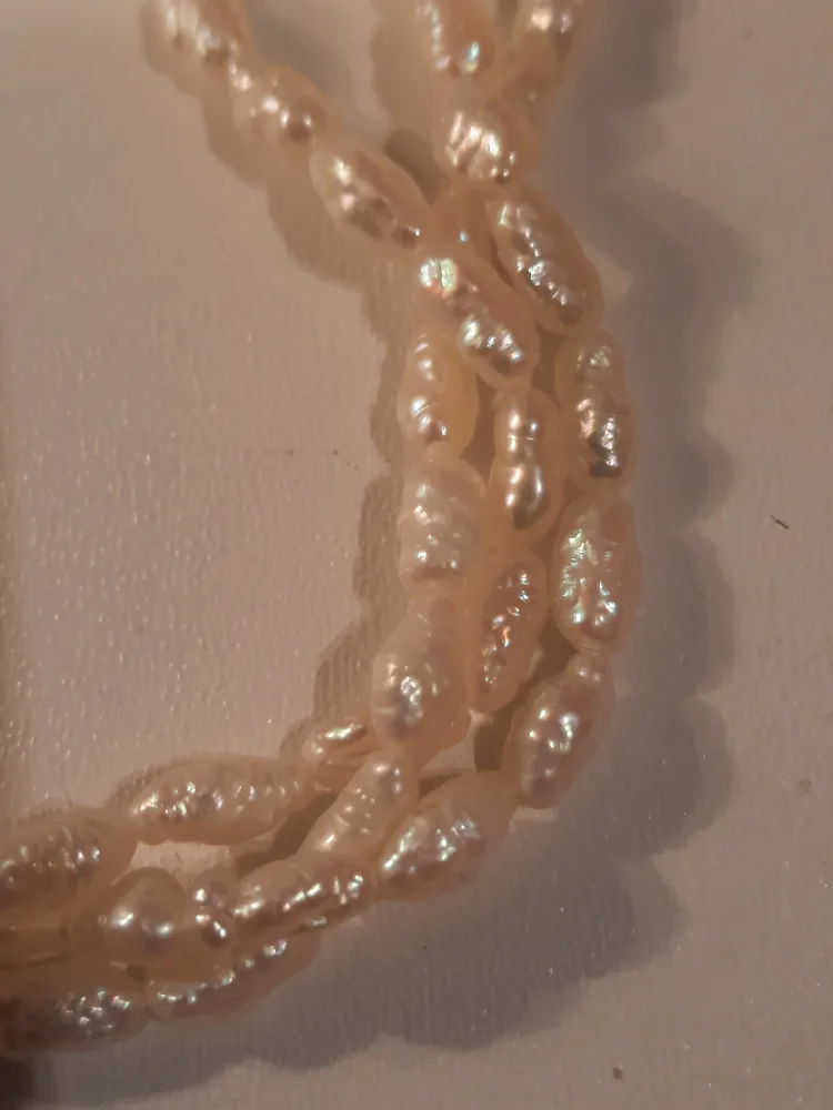 Pearl Necklace 14K Gold Clasp image indicator(8)