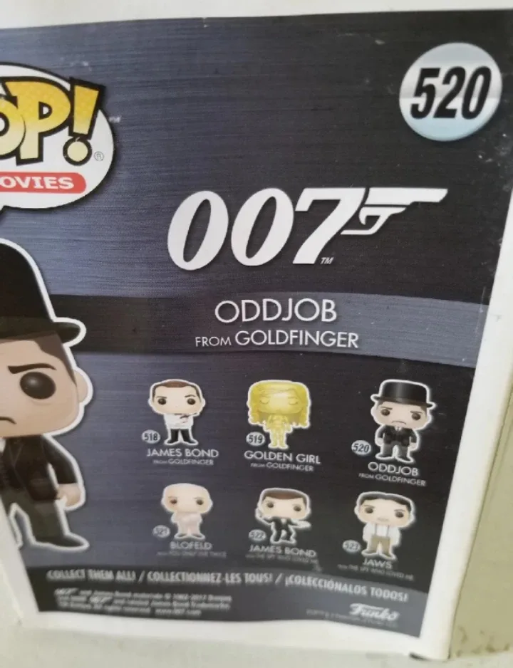 🥕Funko Pop! Movies: 007 - Oddjob #520  Thrifty pick🥕 image indicator(3)