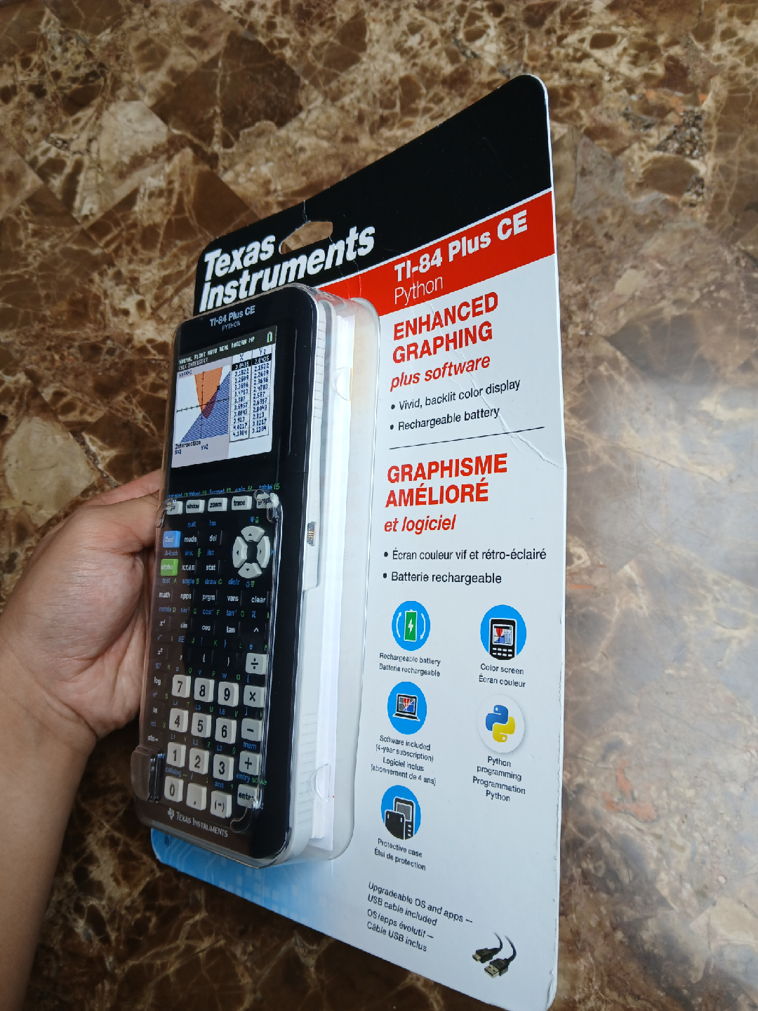 New TI-84 Plus CE Python Graphing Calculator - photo 3