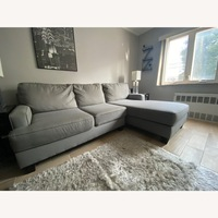 Free delivery Grey Sectional Sofa with Chaise - photo 2